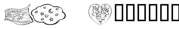 KR Valentines 2006 Five font preview